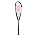 Wilson Squashschläger Hyper Hammer Lite (120g/kopflastig) schwarz/weiss - besaitet -